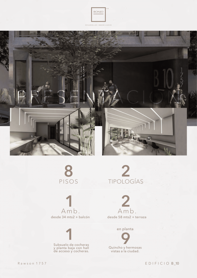 VIVI BONJO X, DEPTOS 1 Y 2 AMB A ESTRENAR ZONA ALDREY 