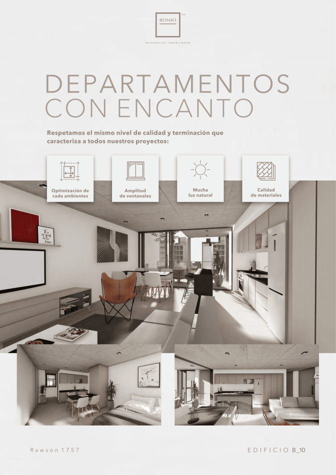 VIVI BONJO X, DEPTOS 1 Y 2 AMB A ESTRENAR ZONA ALDREY 