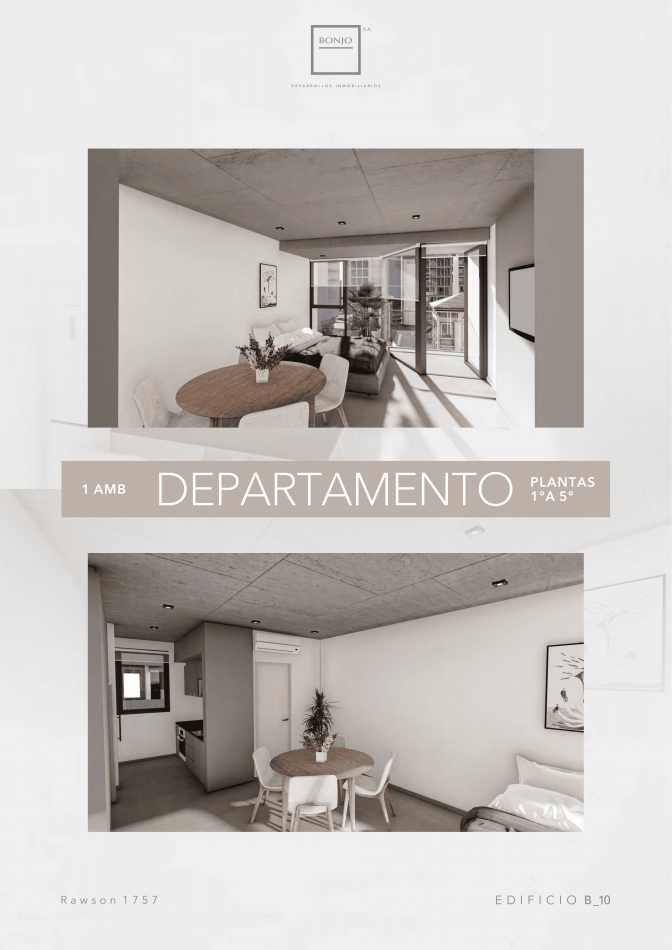 VIVI BONJO X, DEPTOS 1 Y 2 AMB A ESTRENAR ZONA ALDREY 