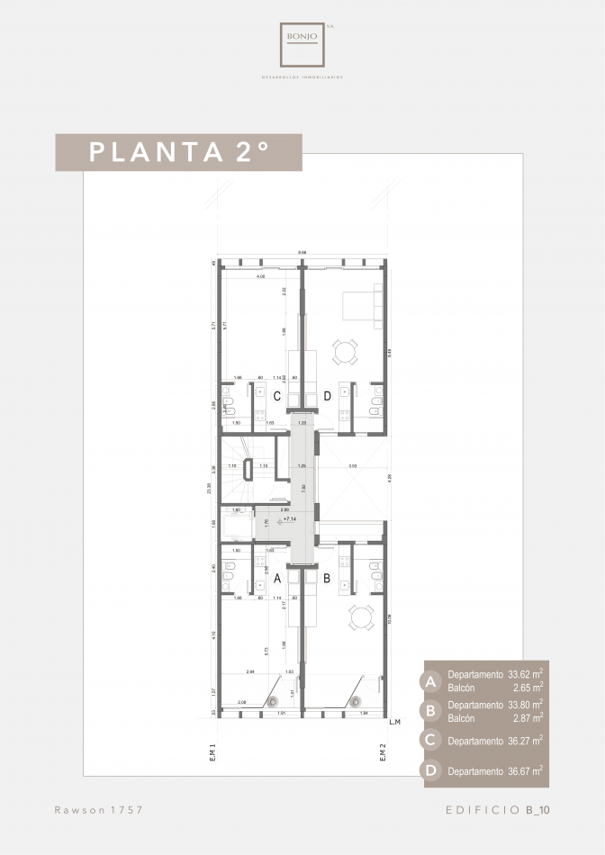 VIVI BONJO X, DEPTOS 1 Y 2 AMB A ESTRENAR ZONA ALDREY 