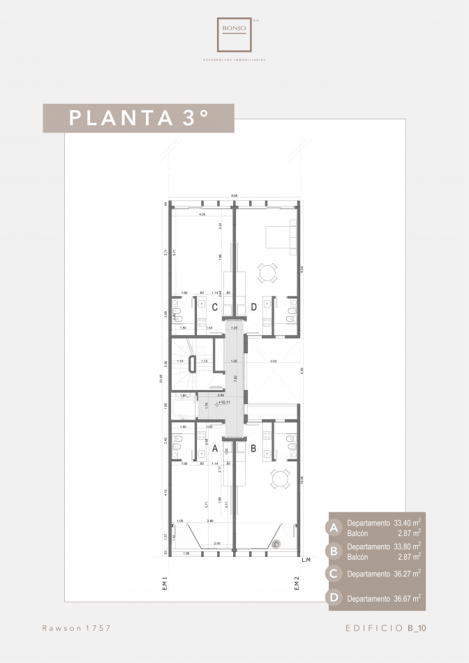 VIVI BONJO X, DEPTOS 1 Y 2 AMB A ESTRENAR ZONA ALDREY 