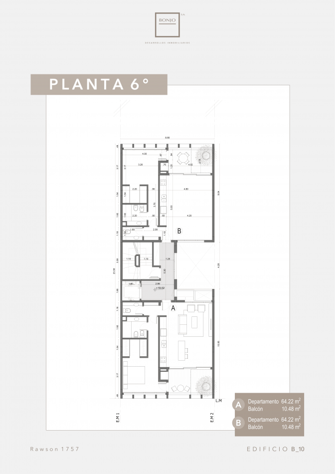 VIVI BONJO X, DEPTOS 1 Y 2 AMB A ESTRENAR ZONA ALDREY 