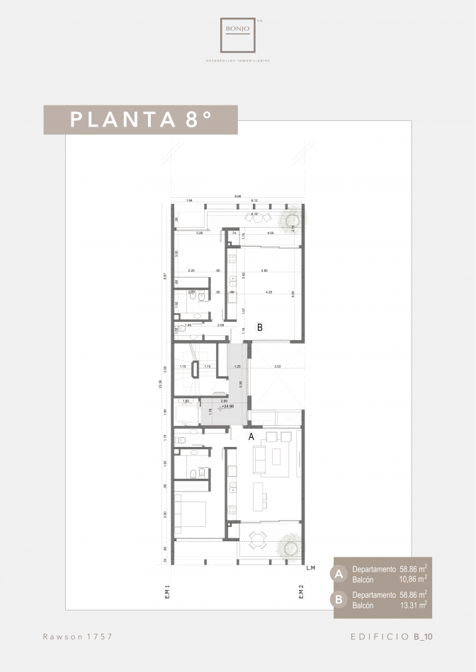 VIVI BONJO X, DEPTOS 1 Y 2 AMB A ESTRENAR ZONA ALDREY 
