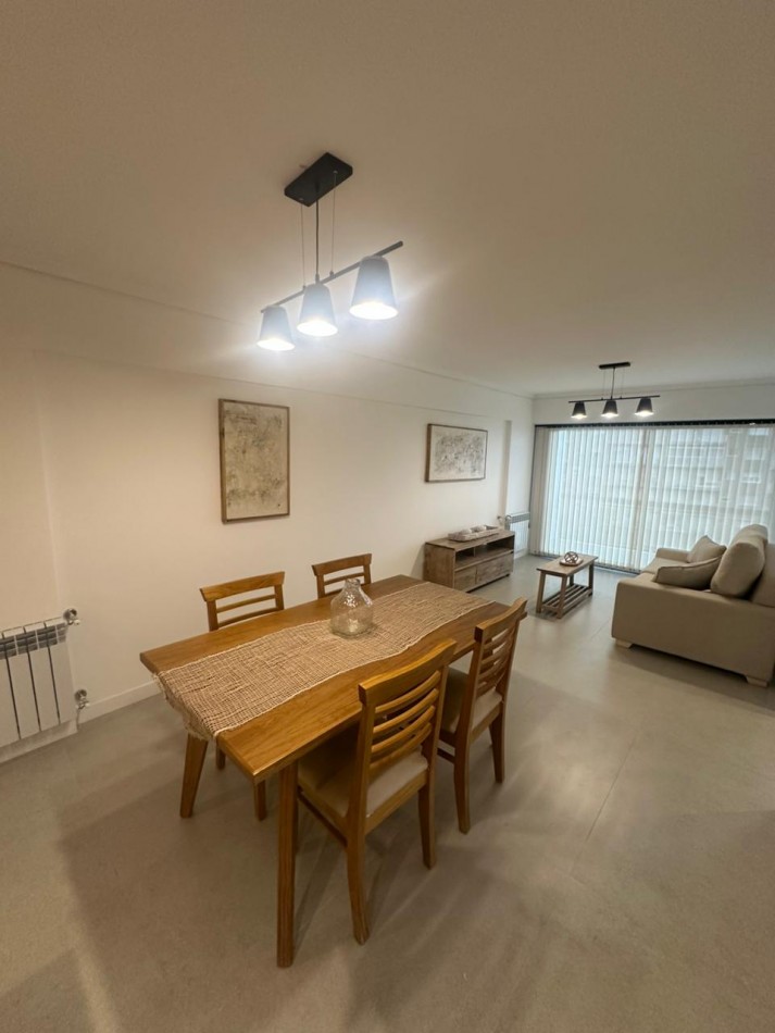 3 ambientes VISTA AL MAR!!! c/ balcon y cochera, a estrenar, Punta Iglesias. 6to piso, completamente equipado