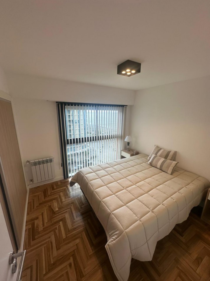 3 ambientes VISTA AL MAR!!! c/ balcon y cochera, a estrenar, Punta Iglesias. 6to piso, completamente equipado