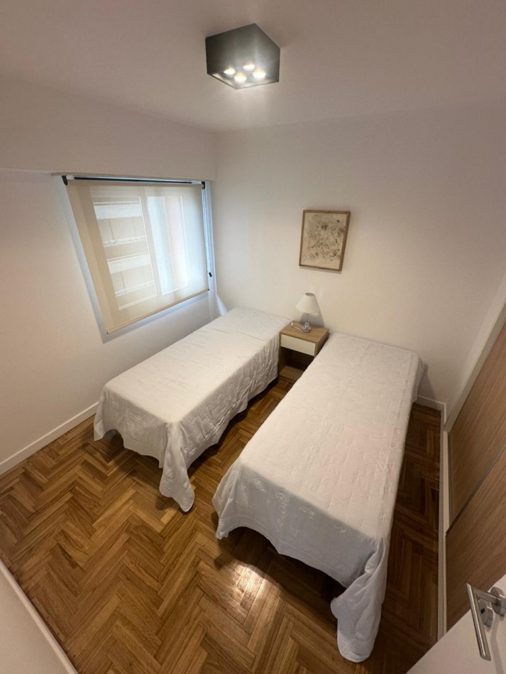 3 ambientes VISTA AL MAR!!! c/ balcon y cochera, a estrenar, Punta Iglesias. 6to piso, completamente equipado