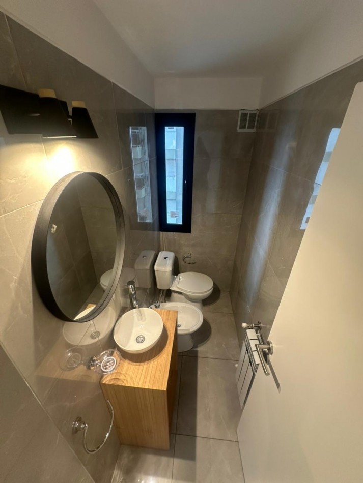 3 ambientes VISTA AL MAR!!! c/ balcon y cochera, a estrenar, Punta Iglesias. 6to piso, completamente equipado