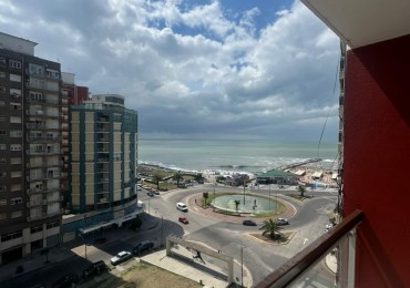 3 ambientes VISTA AL MAR!!! c/ balcon y cochera, a estrenar, Punta Iglesias. 6to piso, completamente equipado